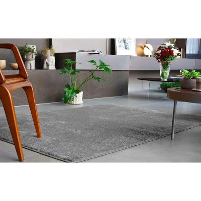 Tapete Antiderrapante Silky Light 2,00X 2,50 Cinza Skl-03