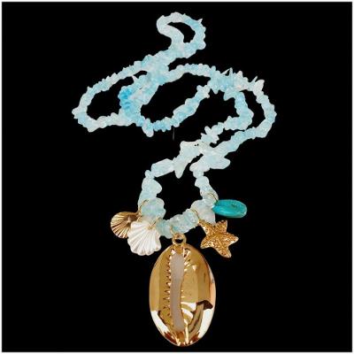 Colar Longo Aqua Marine