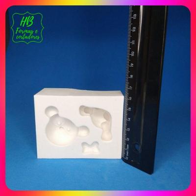 Molde Silicone Panda Sentado