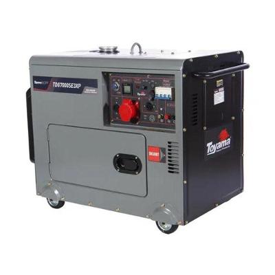 Gerador Diesel Toyama 6,5kva Trifásico 380v Cabinado Ats Ready Partida Elétrica Tdg7000se3xp
