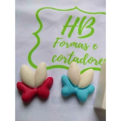 Molde Silicone Páscoa Orelha com Laço