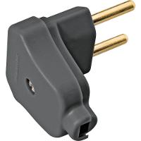 Plugue Angular 2p 250 V 10 A Tramontina Preto - 2