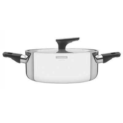 Caçarola Baquelite 24cm 5,8L Inox Corpo Tramontina 62164/240