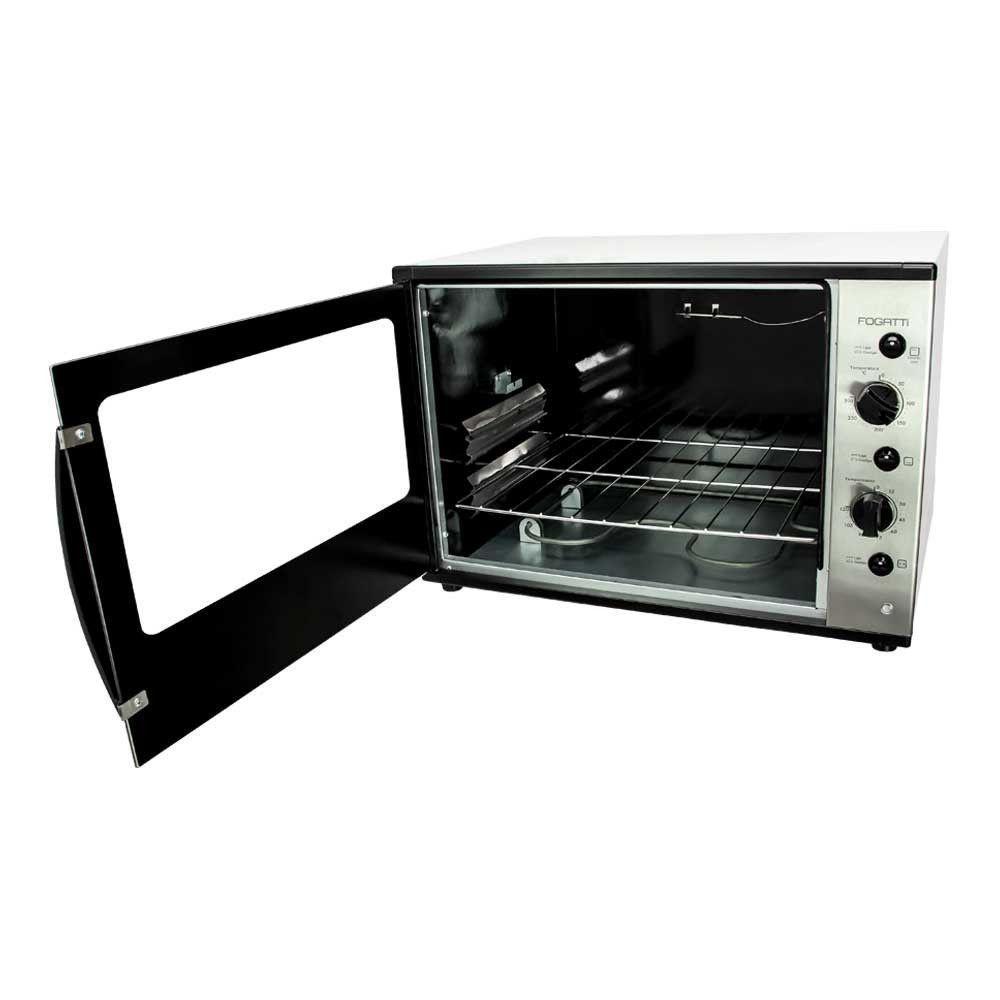 Forno Elétrico Bancada Smart 60s Com Espeto Giratório Fogatti Preto 110v - 7