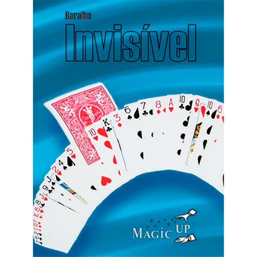 Mágica Baralho Invisível Modelo Copag Q Cor Vermelho - 1