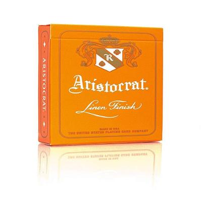 Baralho Aristocrat - Linen Finish R+ D Cor Laranja