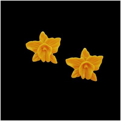 Brinco Orquídea Amarela