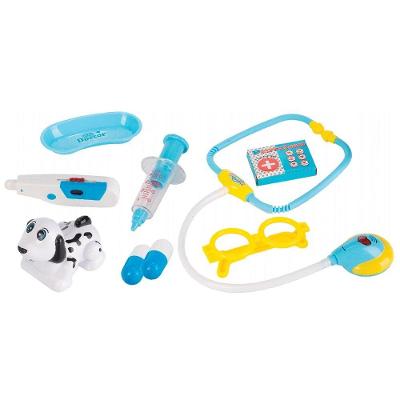 Brinquedo Infantil Kit Veterinário Com Acessórios - Azul - Fenix