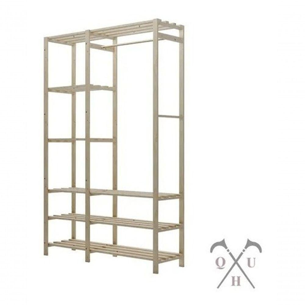 Varal Industrial Retrô Design Arara Pinus Com 8 Prateleiras - 3