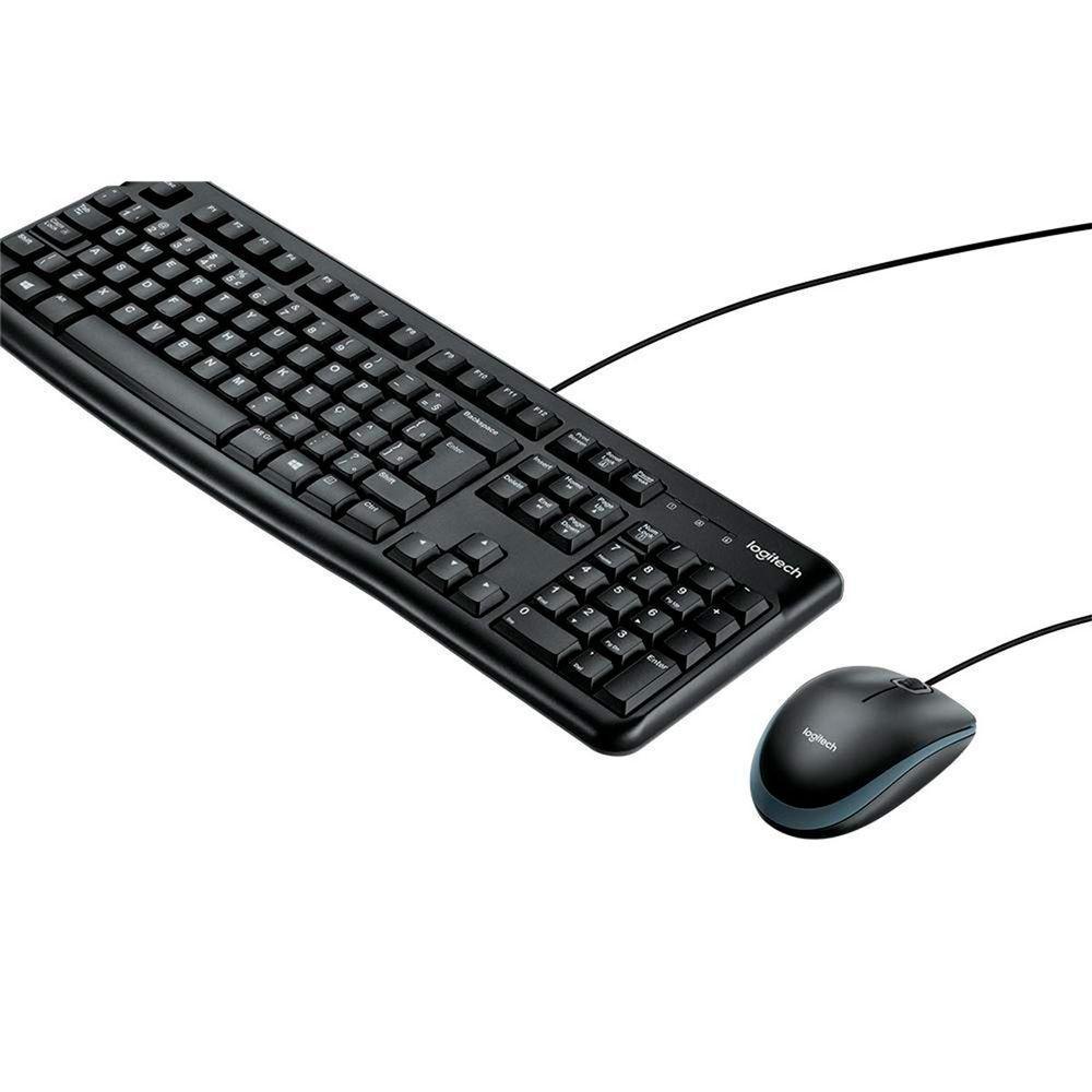 Kit Teclado E Mouse Logitech Mk120 Usb 1000Dpi Abnt2 Preto - 2