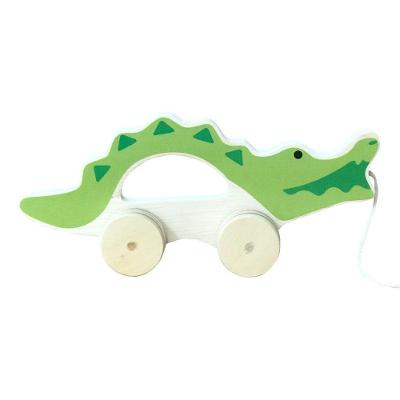 Brinquedo De Puxar Jacaré Em Madeira - 4 - Toptoy Brasil
