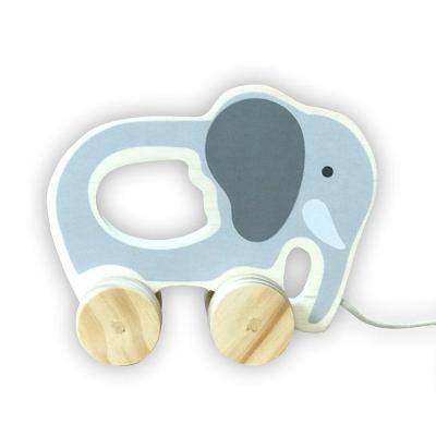 Brinquedo De Puxar Elefante Em Madeira - 2 - Toptoy Brasil