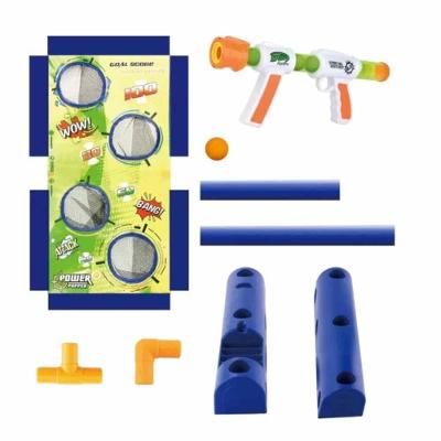 Brinquedo Lançador De Bolas Pressão Com Alvo Móvel