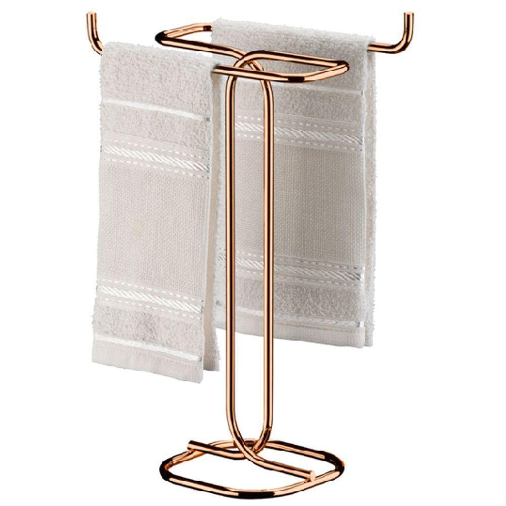 Porta Toalha Bancada Rose Gold Future 1177rg Toalheiro - 1