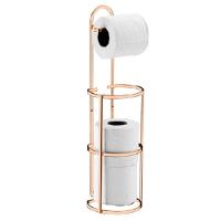 Banheiro Lavabo Rose Gold 02 Peças Porta Toalha Bancada - 3