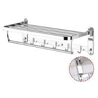 Toalheiro Varal Roupa Suporte Inox Gancho - 1