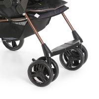 Carrinho De Bebê Galzerano Milano Reversível Preto Cobre - 3