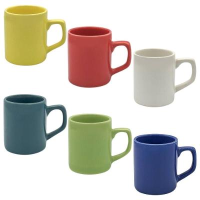 Conjunto De Xicara Coloridas De Cerâmica 85ml 6 Peças