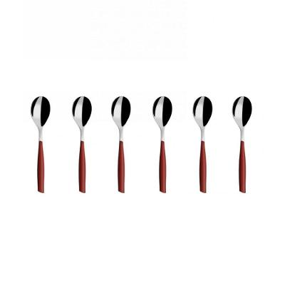 Colher Para Café 15cm Inox 6 Peças Marsala Glamour Bugatti