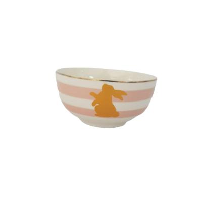 Bowl Porcelana De Páscoa Coelho 14cm