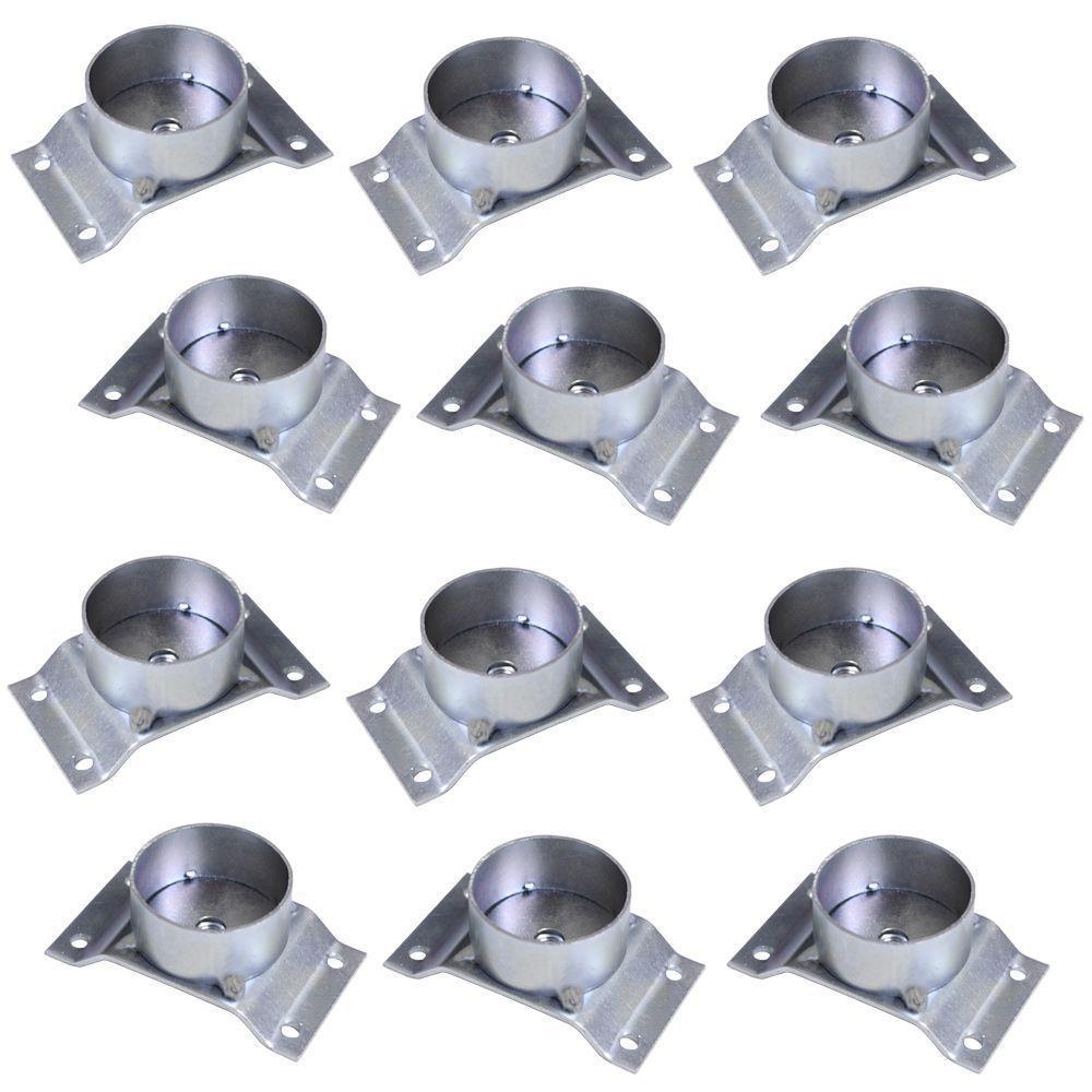 Kit 12 Chapinhas Elevada Com Tubo Pés Palito 5/16 Zincada - 1