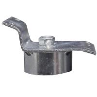 Kit 10 Chapinhas Inclinada 15º Tubo Pés Palito 5/16 Zincada - 2