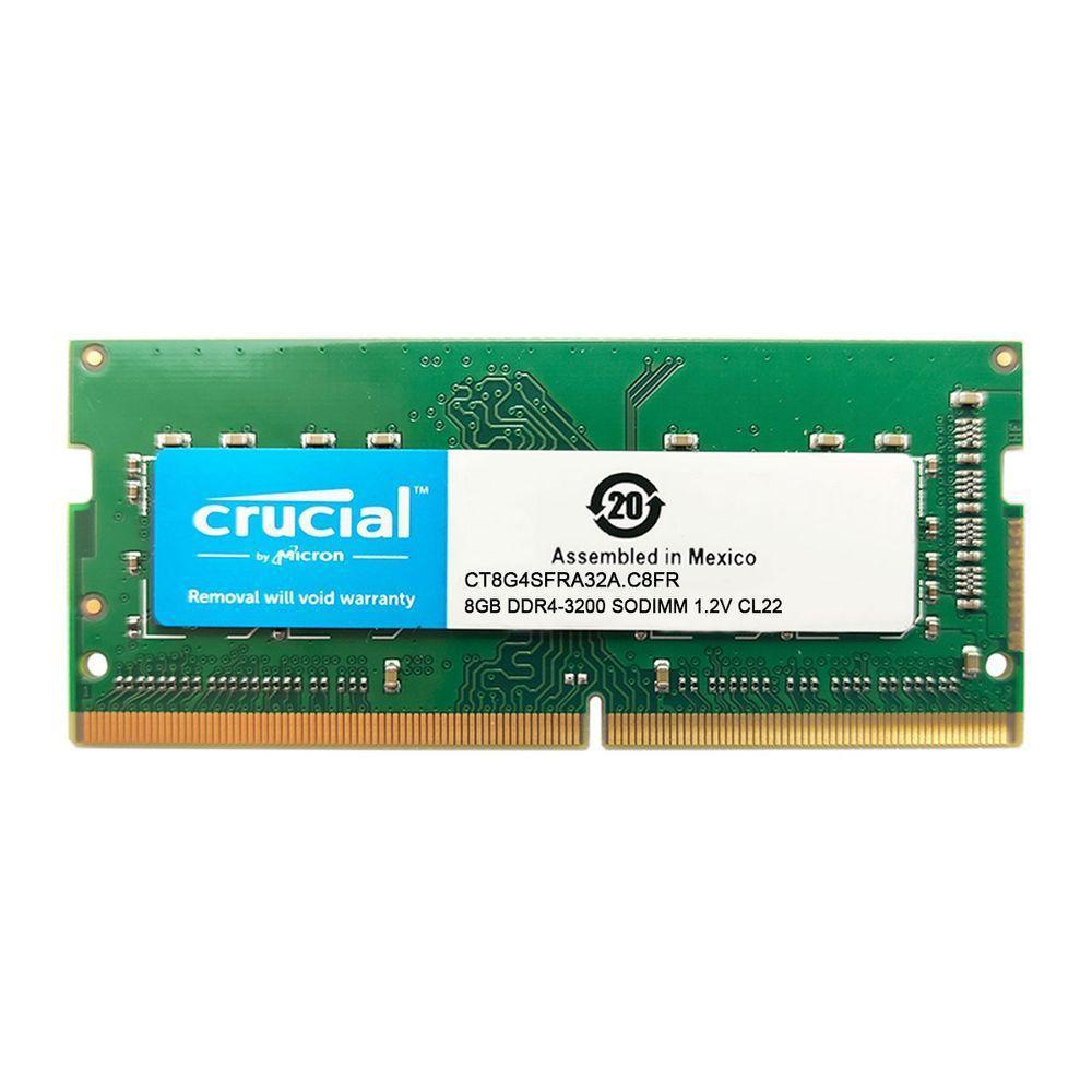 Memória Para Notebook 8gb Crucial, Ddr4, 3200mhz, Cl22 - 1