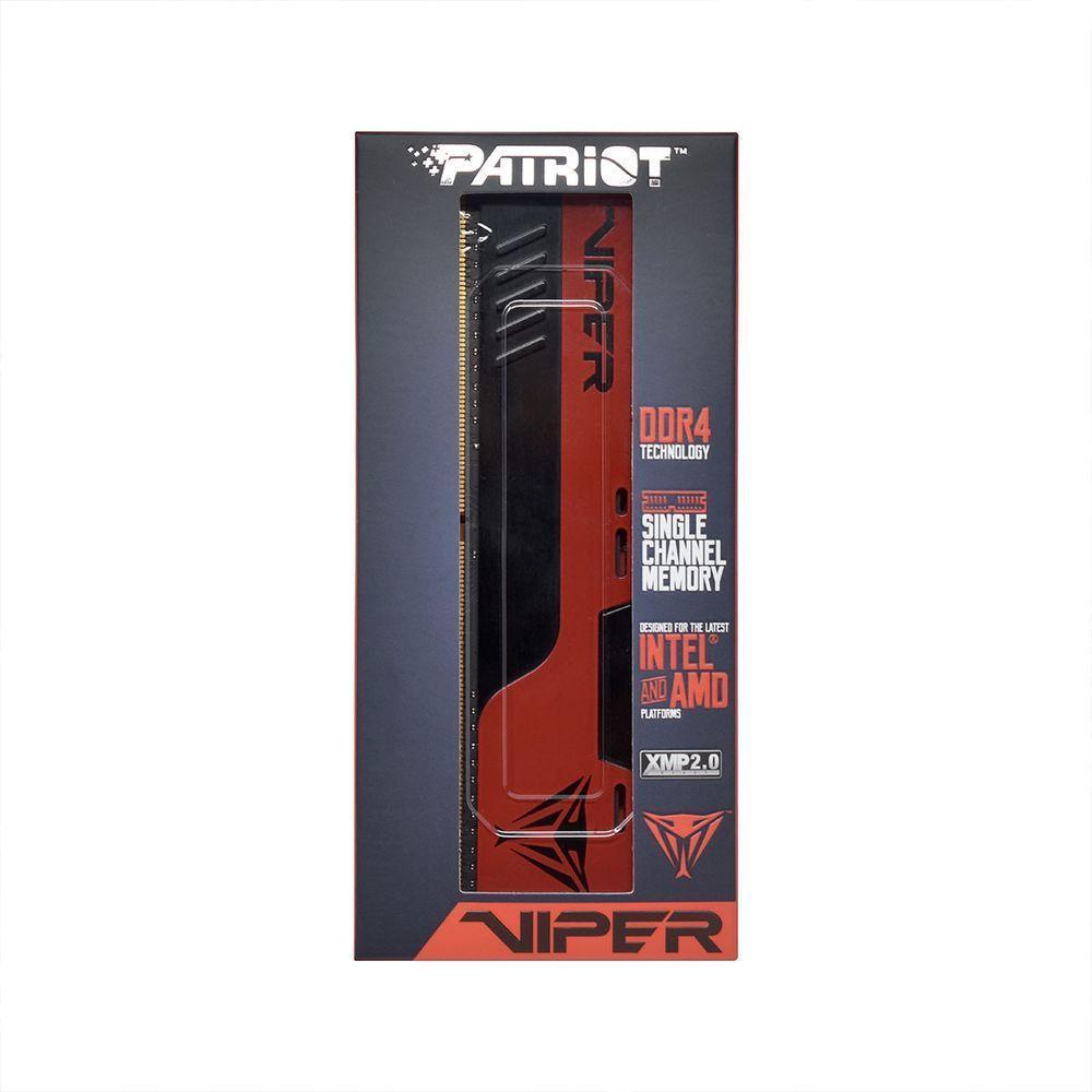 Memória Gamer Patriot Viper Elite Ii 8gb, Ddr4, 3200mhz, Cl18 - 5