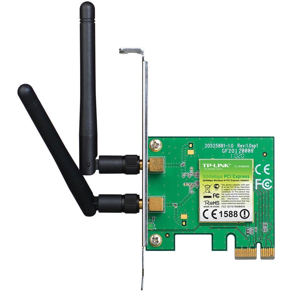 Adaptador Pci Express Wireless N De 300 Mbps Tl-Wn881Nd Tp-L - 1