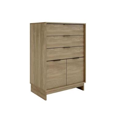 Cômoda de Quarto Carraro 3 Gavetas em MDF com Puxador de Metal Branco Infantil
