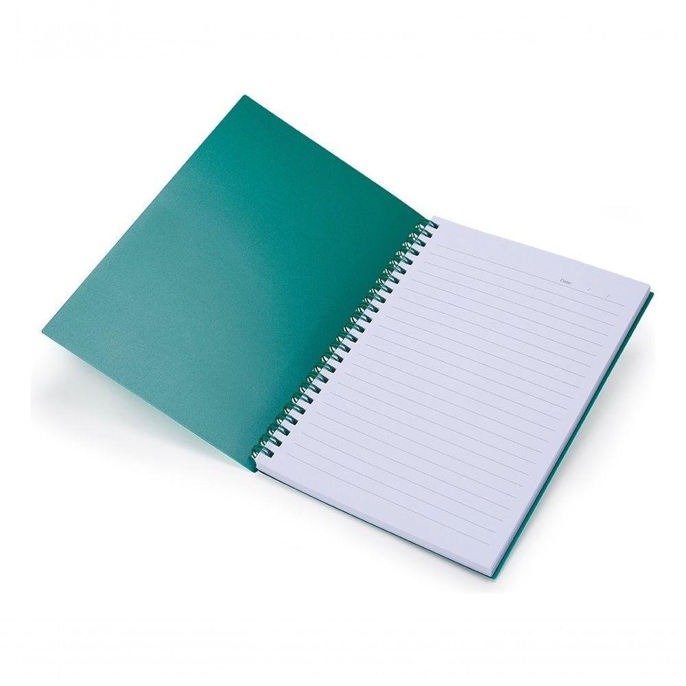 Caderno A5 Capa De Plástico Com 80 Folhas 1 Matéria Cor Dourado-escuro - 2