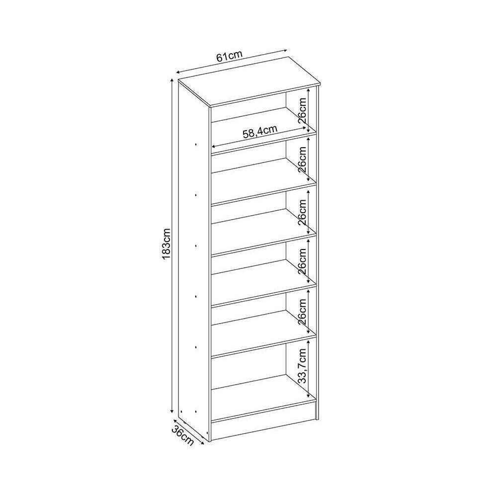 Armário Sapateira Quarto Golden c/ 2 Portas Amêndola Touch - Demóbile - 2