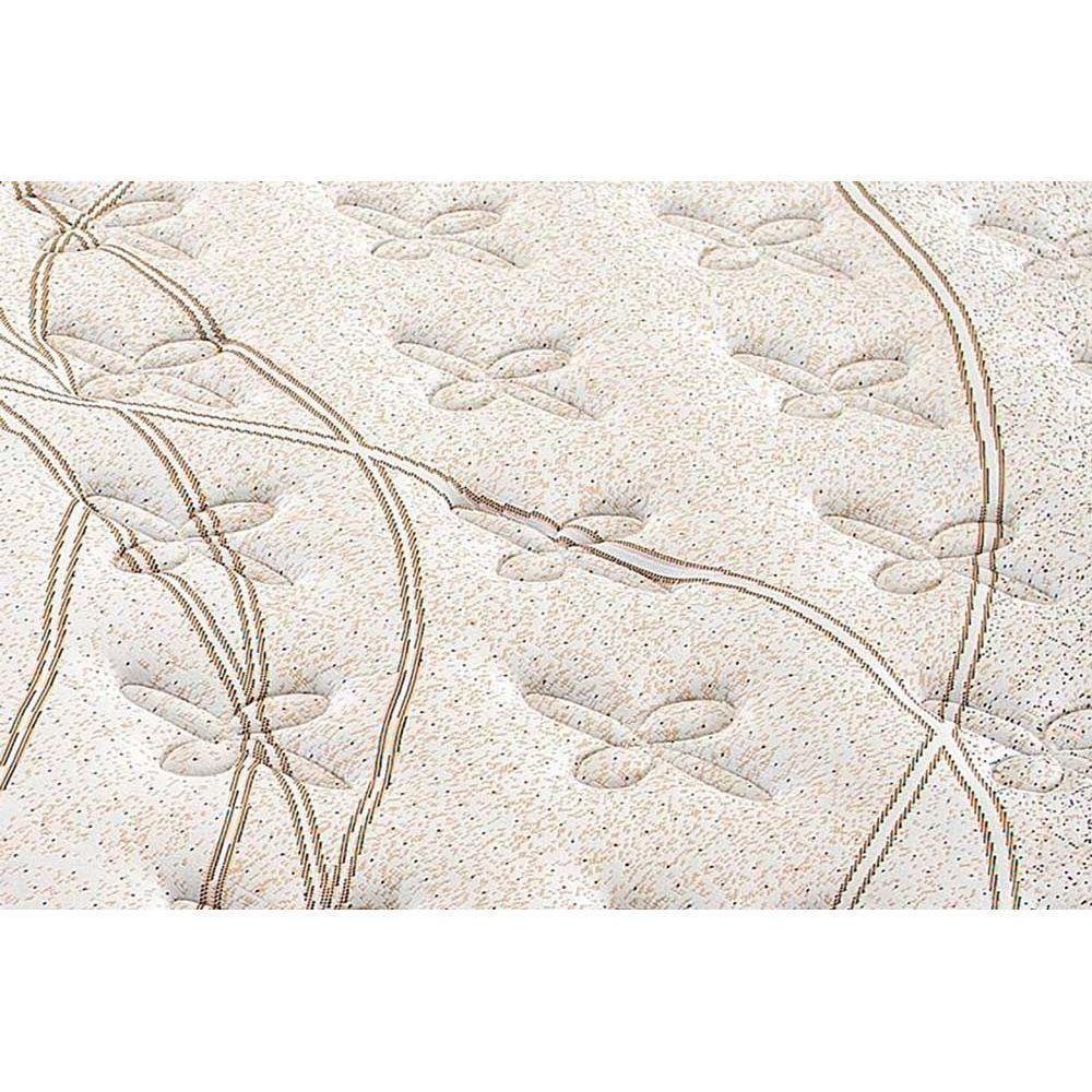 Cama Box Queen: Colchão Molas Herval Maxspring Istambul + Base Crc Suede Bege(158X198) - 7