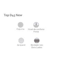 Cama Box Baú Queen: Colchão Espuma D45 Herval Top + Base CRC Courano Branco(158x198) - 8