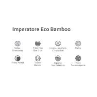 Cama Box King: Colchão Molas Ensacadas Herval MasterPocket Imperatore Eco Bamboo + Base Velvet Gray(193x203) - 3