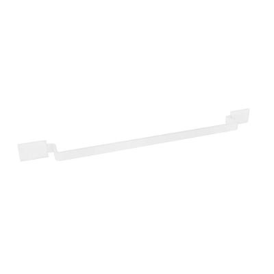 Porta Toalha Banho Aluminio Branco Fosco Toalheiro Banheiro