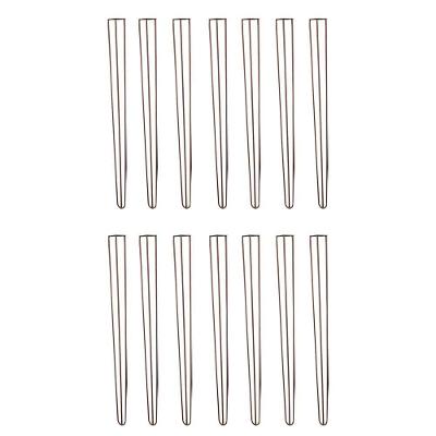 Kit 14 Pés De Metal 90 Cm Hairpin Legs Aparador E Mesa De Canto Bronze G41