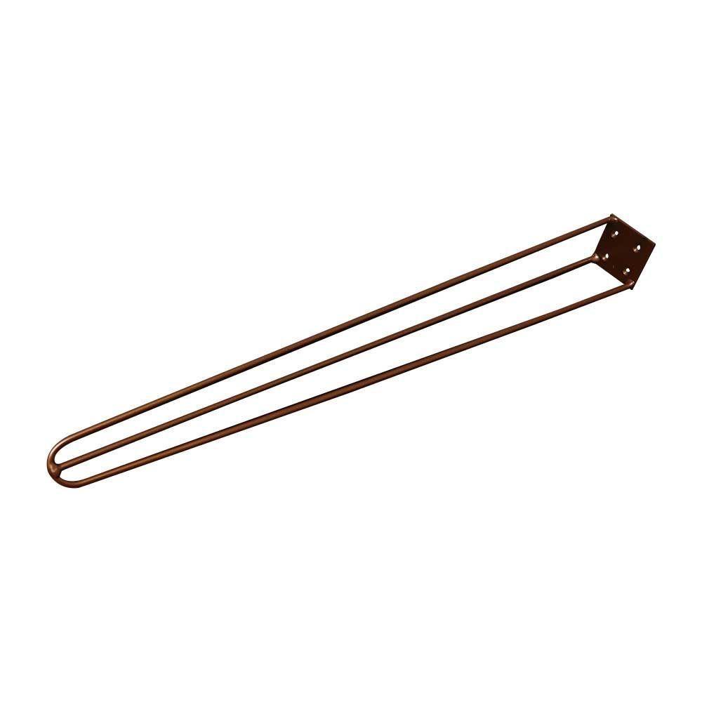 Kit 8 Pés De Metal 60 Cm Mesa De Canto Aparador Bronze - 4