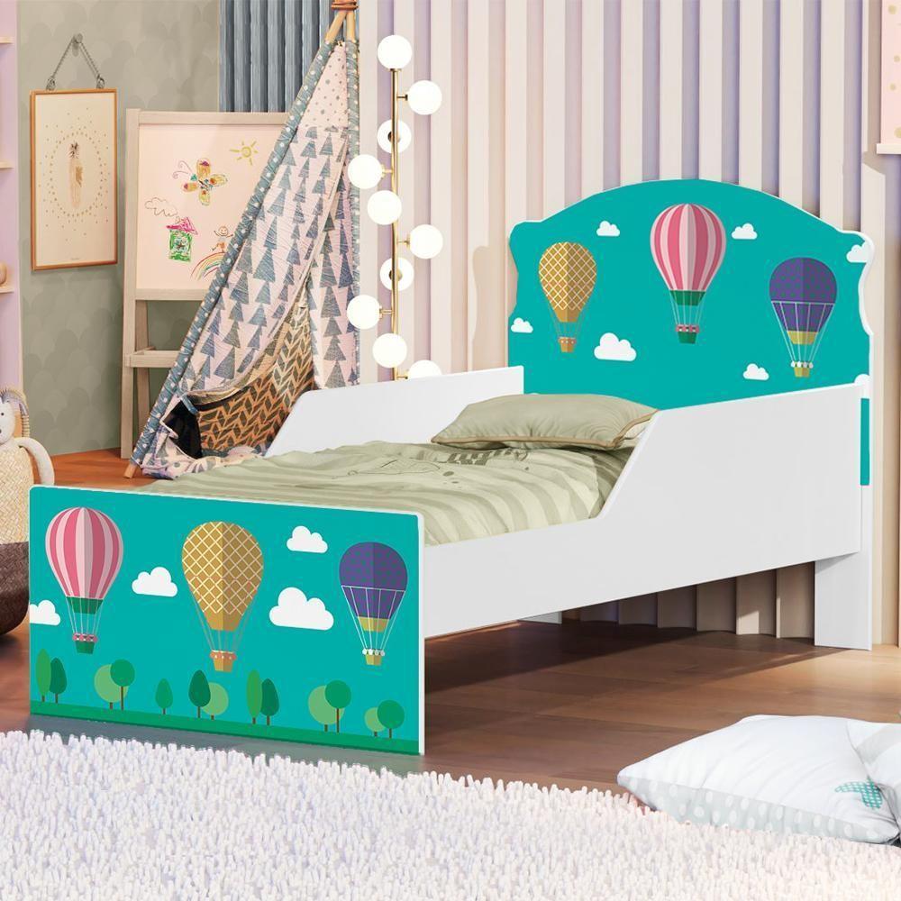 Cama Infantil Balão Nas Nuvens Com Colchão - 1