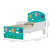 Cama Infantil Balão Nas Nuvens Com Colchão - 4
