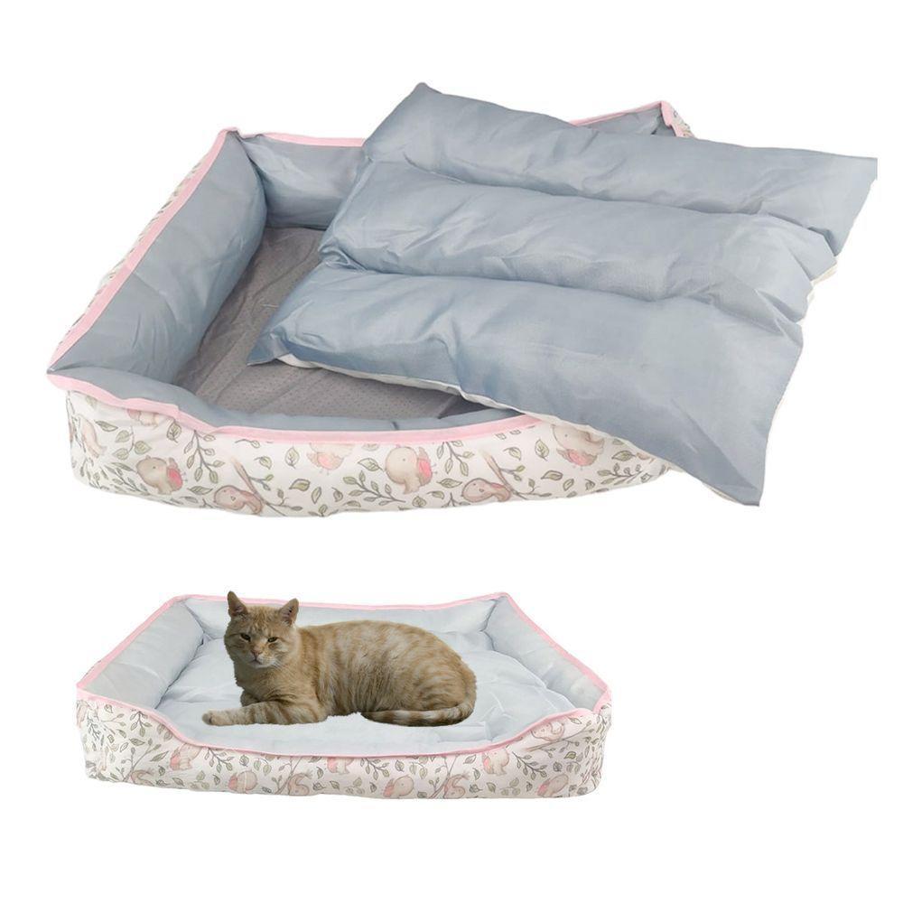 Cama Caminha Cachorro Gato Cao Pet Resistente Espaçoso Colchonete Animal De Estimaçao Aconchegante - 1