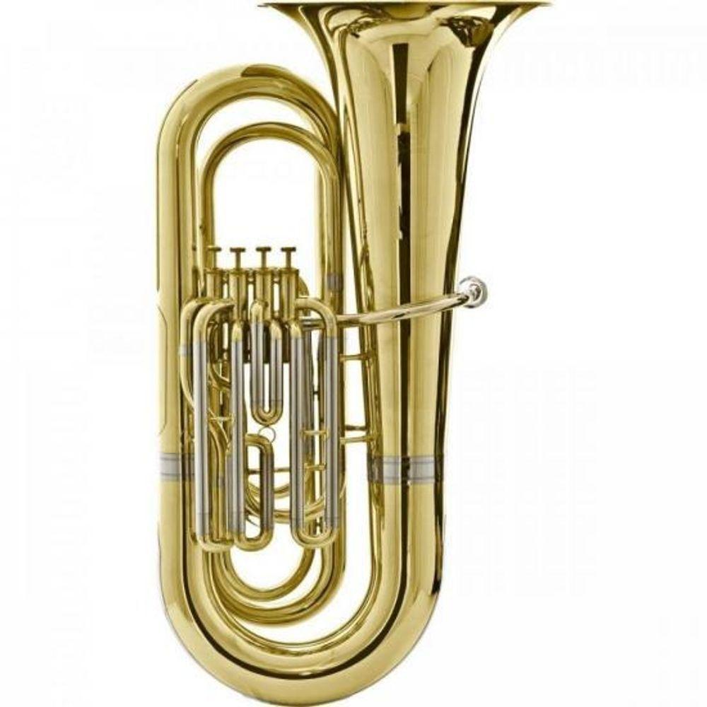 Tuba Harmonics Bb Hbb-534l 4-4 4 Pistos Laqueada [f002] - 1