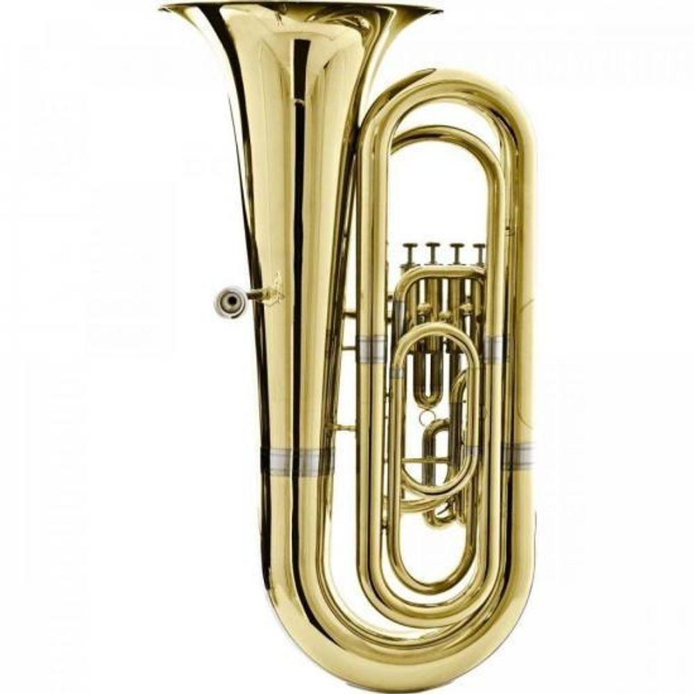 Tuba Harmonics Bb Hbb-534l 4-4 4 Pistos Laqueada [f002] - 2