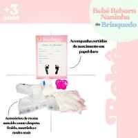 Boneca Bebê Anjo Naninha Com Acessórios - 6