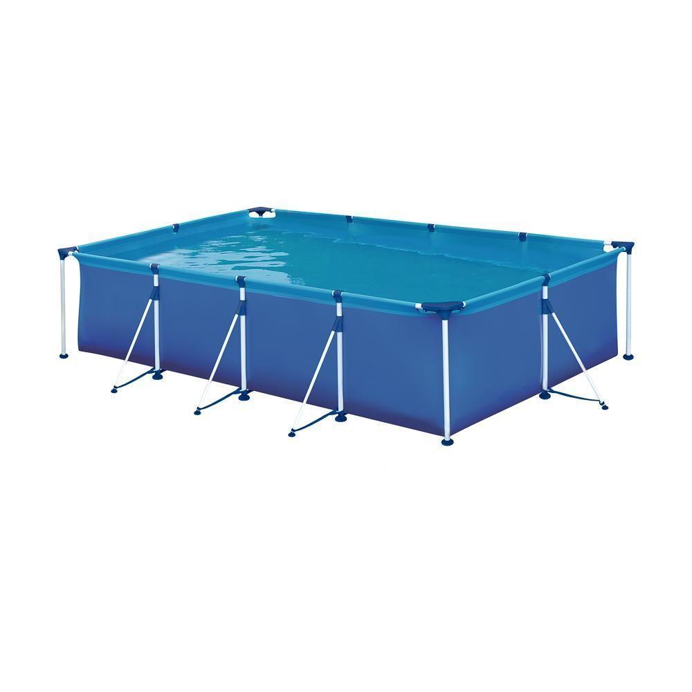 Piscina Retangular 6200 Litros Estruturada Premium Mor - 8