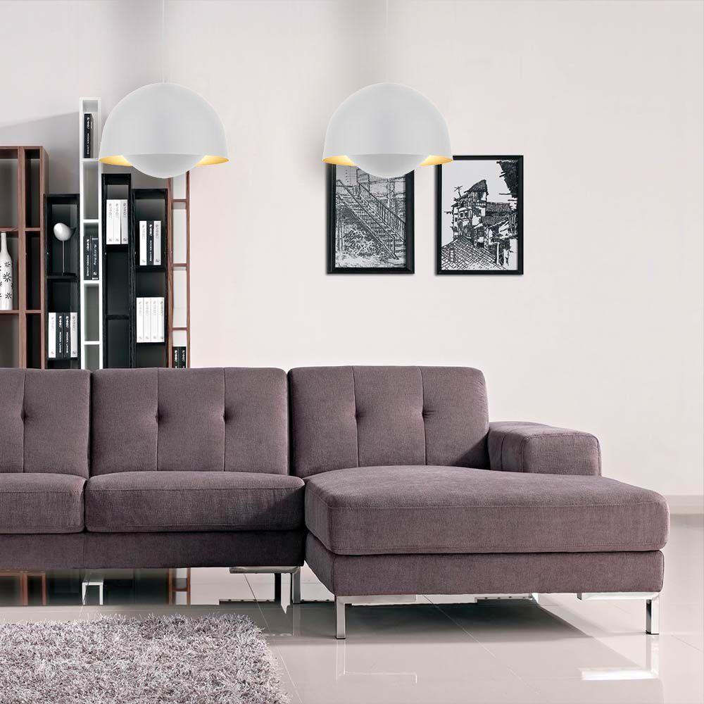 Lustre Pendente Blumenau Ergo E27 Bivolt Branco Fosco - 4