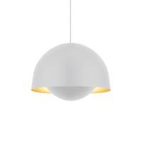 Lustre Pendente Blumenau Ergo E27 Bivolt Branco Fosco - 1