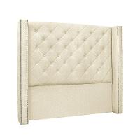 Cabeceira Cama Box Queen 160 Cm Vicenza Linho Pérola S04 - D'rossi - 1