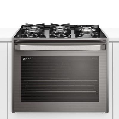Fogão Electrolux FE5EC de Embutir PerfectCook360 Vaporbake 5 Queimadores Cinza 110V 33051FBA185
