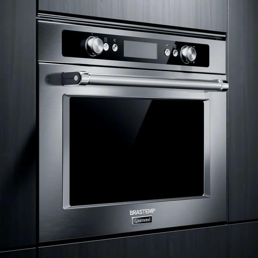 Micro-ondas De Embutir Brastemp Gourmand 40 Litros Inox 220V - 1
